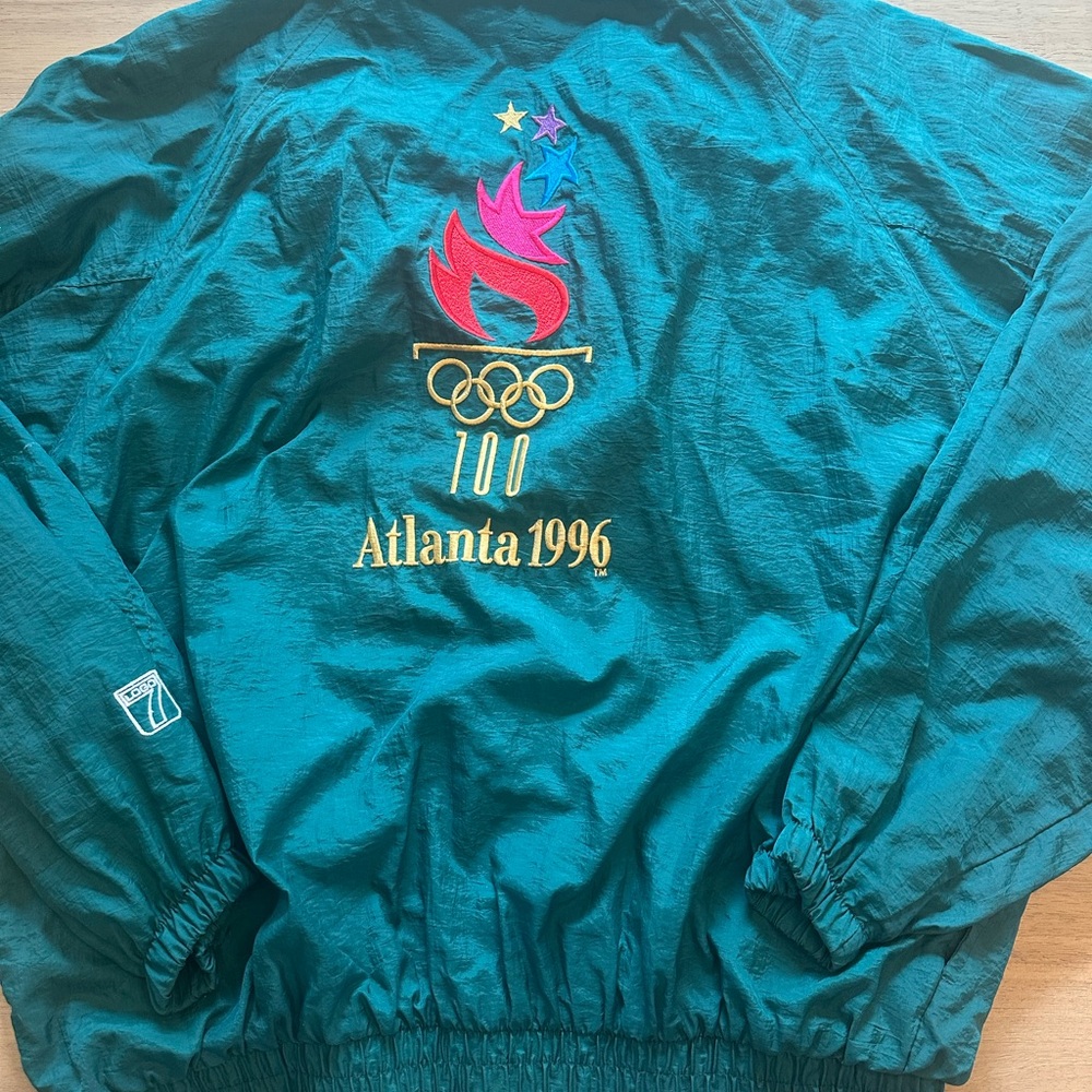 Vintage 1996 Atlanta Olympics Bomber Jacket Unisex Size Large